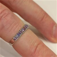 Anello Vidali Gioielli Donna in Oro bianco Zircone ANOR-48-34 - ANOR-48-34